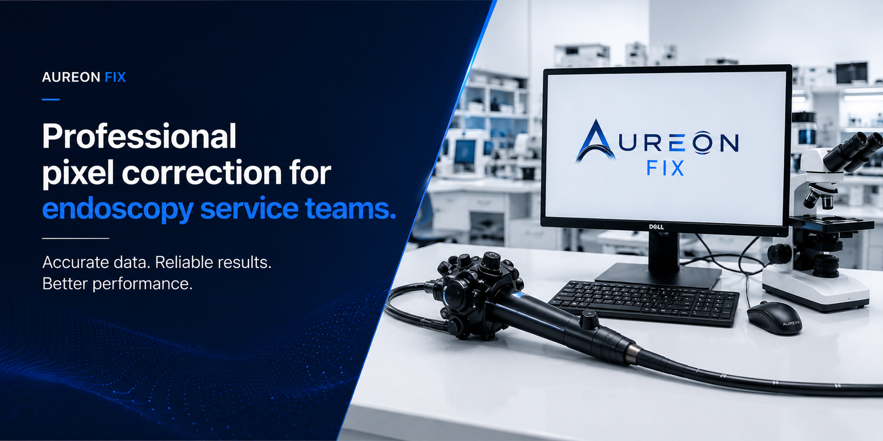 Aureon FIX professional pixel correction for endoscopy service teams