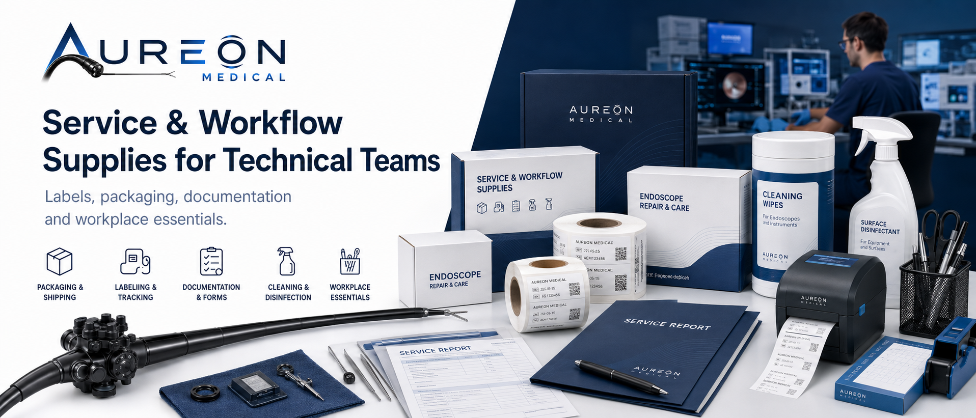 Aureon Medical specialist procurement for endoscopy equipment and parts